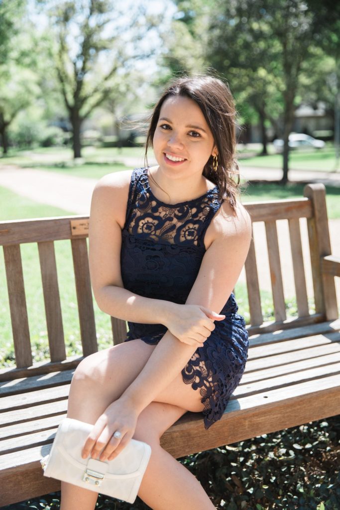 lace overlay sheath dress