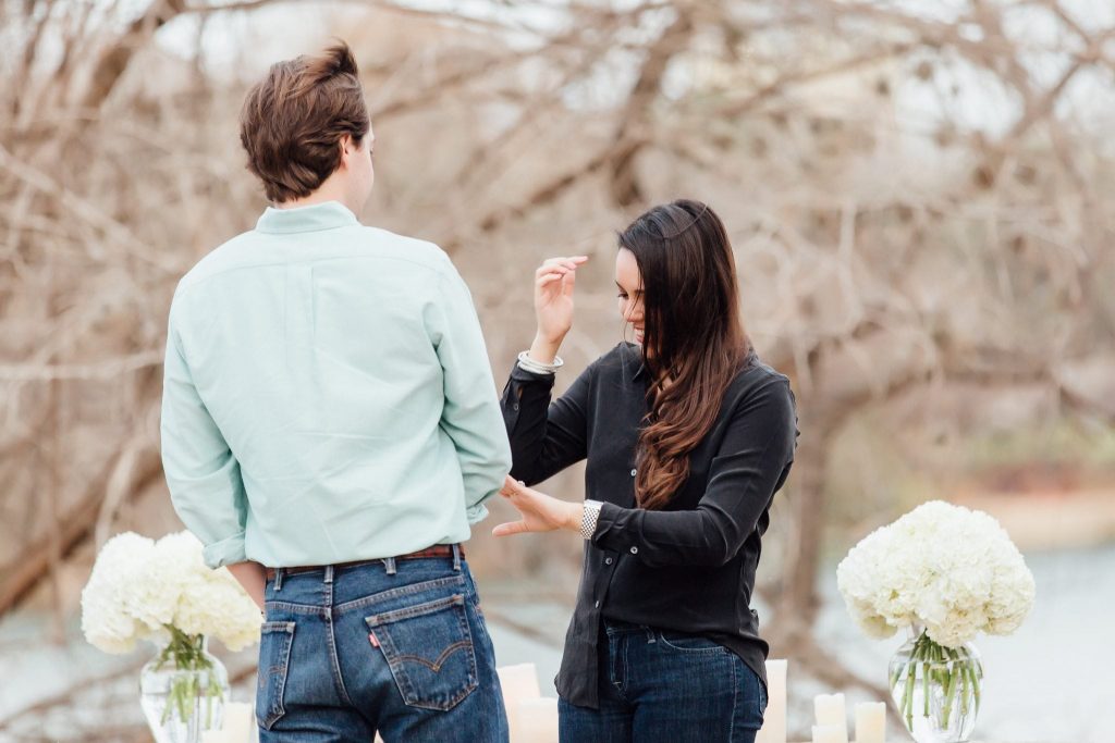 She said yes - engagement