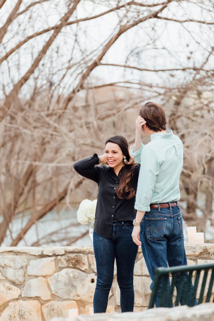 surprised after a proposal