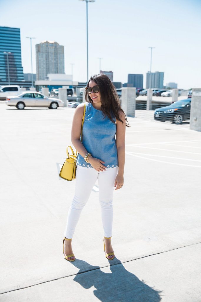mixing blue and yellow