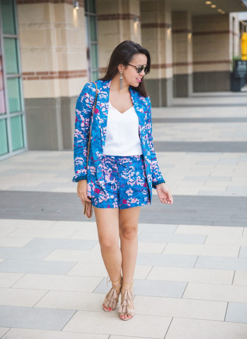 Floral Suit Armani Exchange