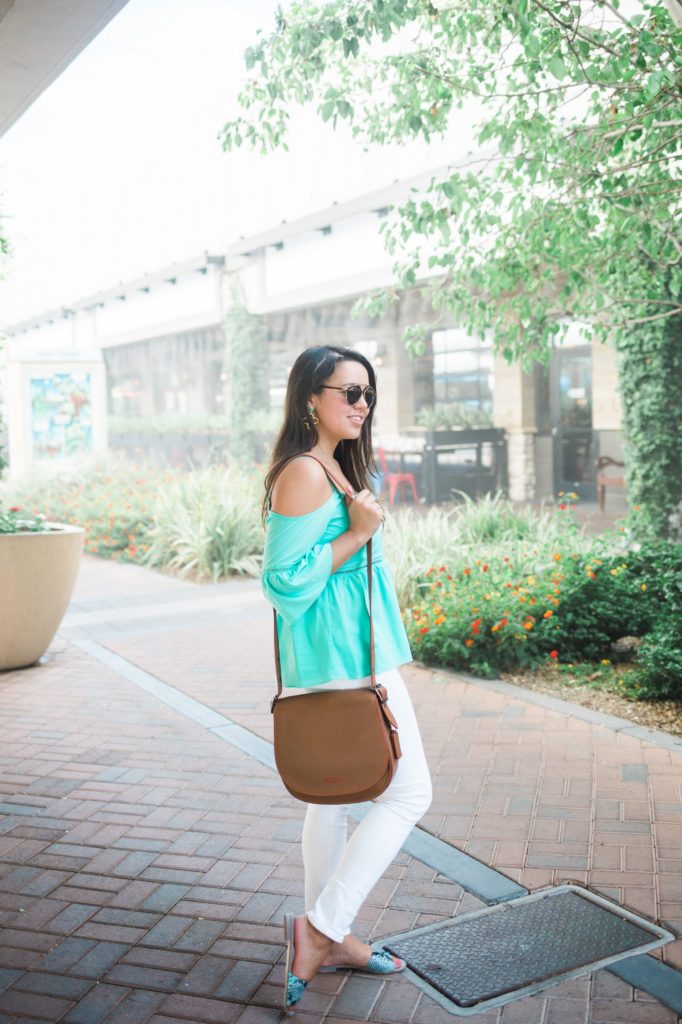 Glove tanned leather crossbody