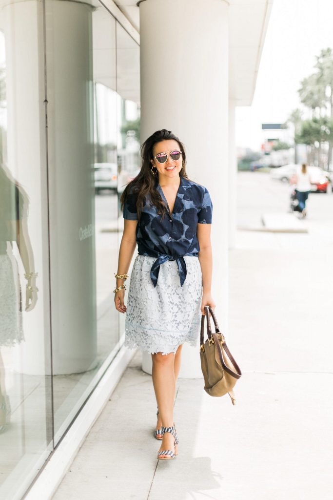 How to wear shades of blue
