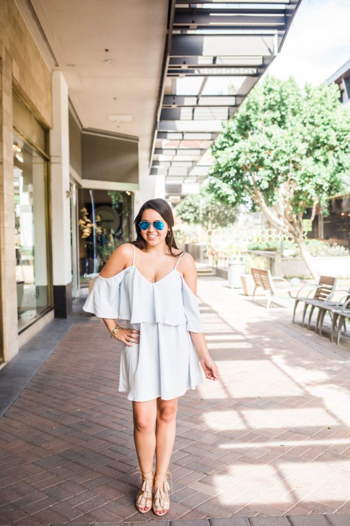 Cold shoulder dress - MissGuided