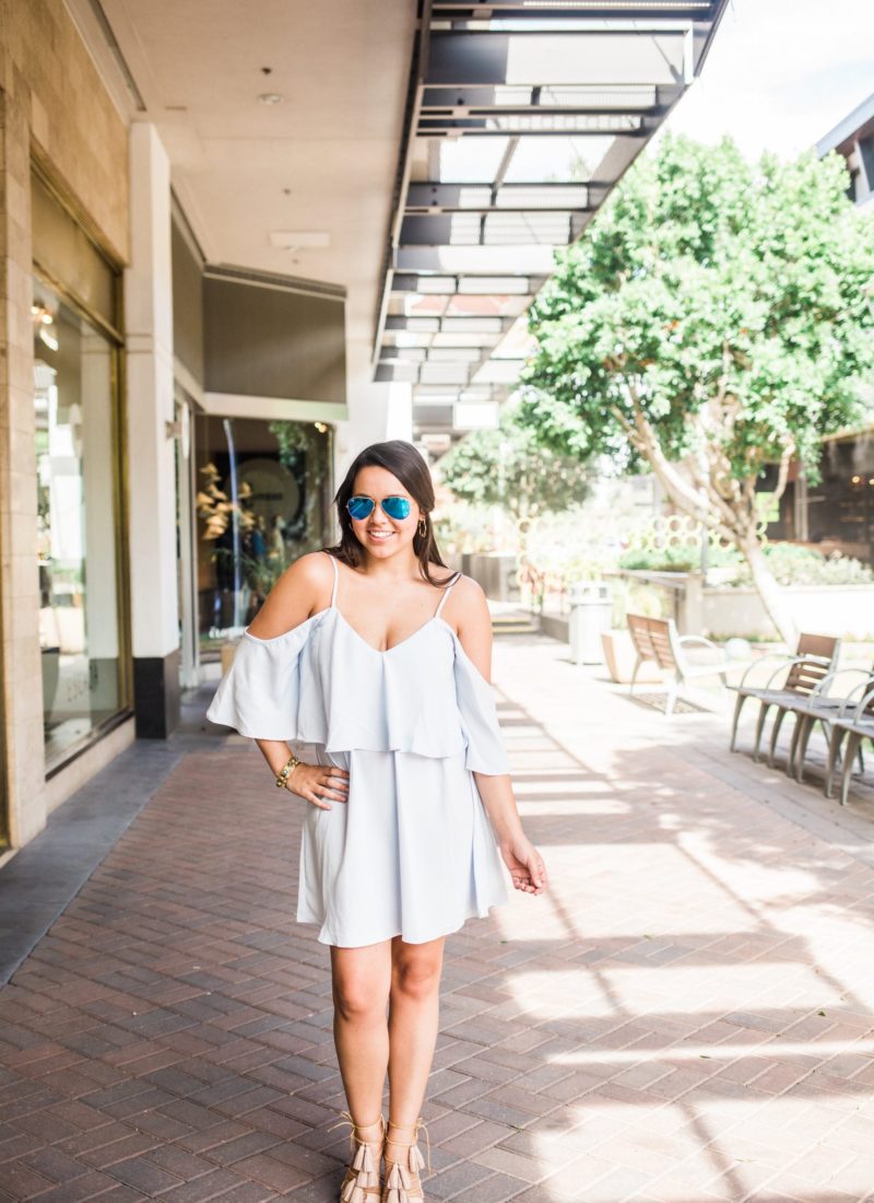 Cold shoulder dress - MissGuided