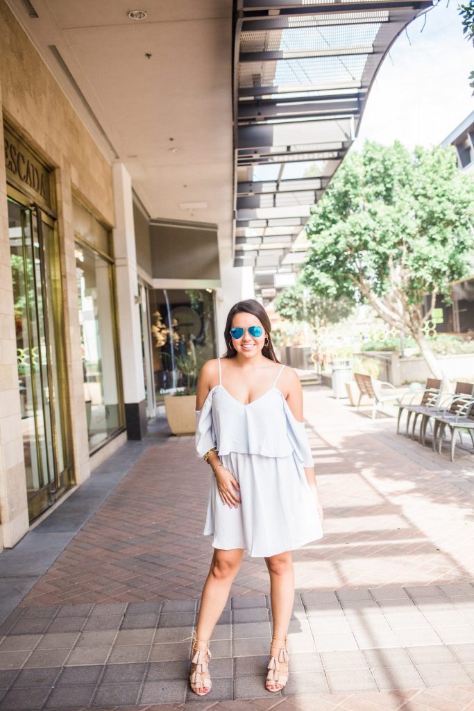 Missguided cold shoulder dress