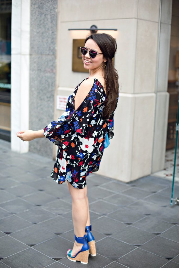 Summer floral dress