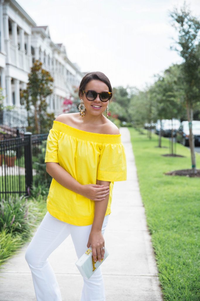cotton off the shoulder top