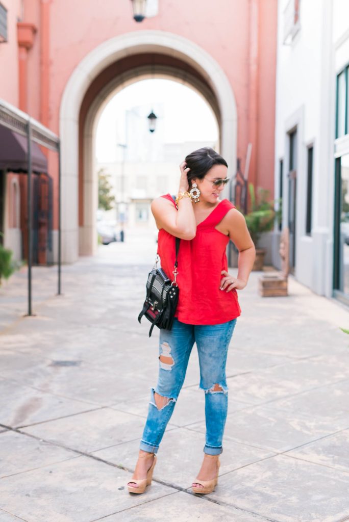 Blank Denim distressed denim