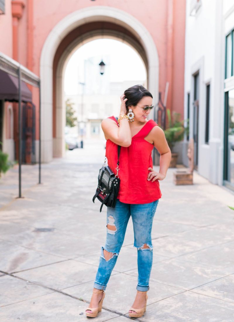 Blank Denim distressed denim