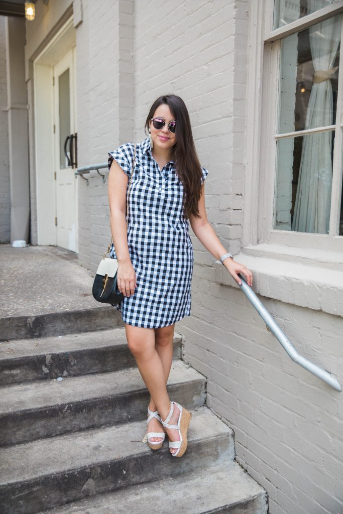 Classic preppy shirtdress