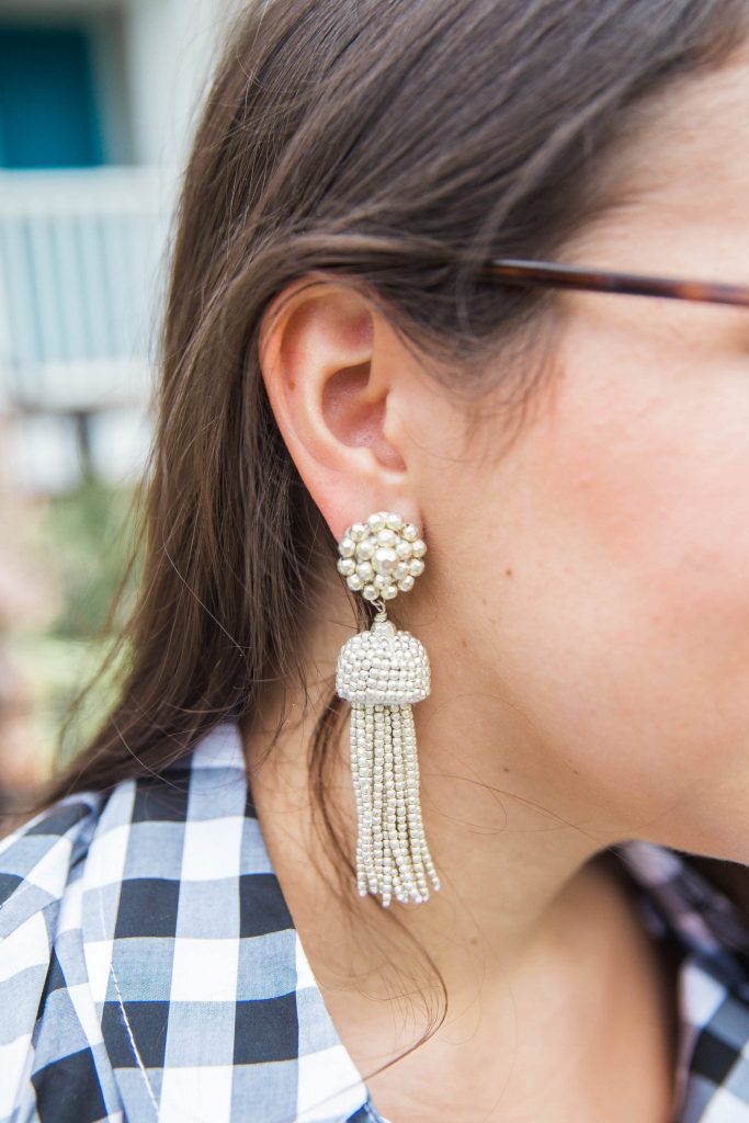 Lisi Lerch silver tassel earrings