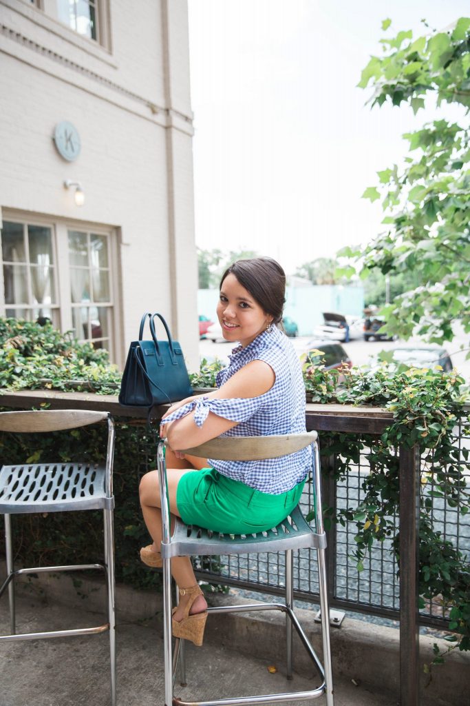 Gingham summer outfit