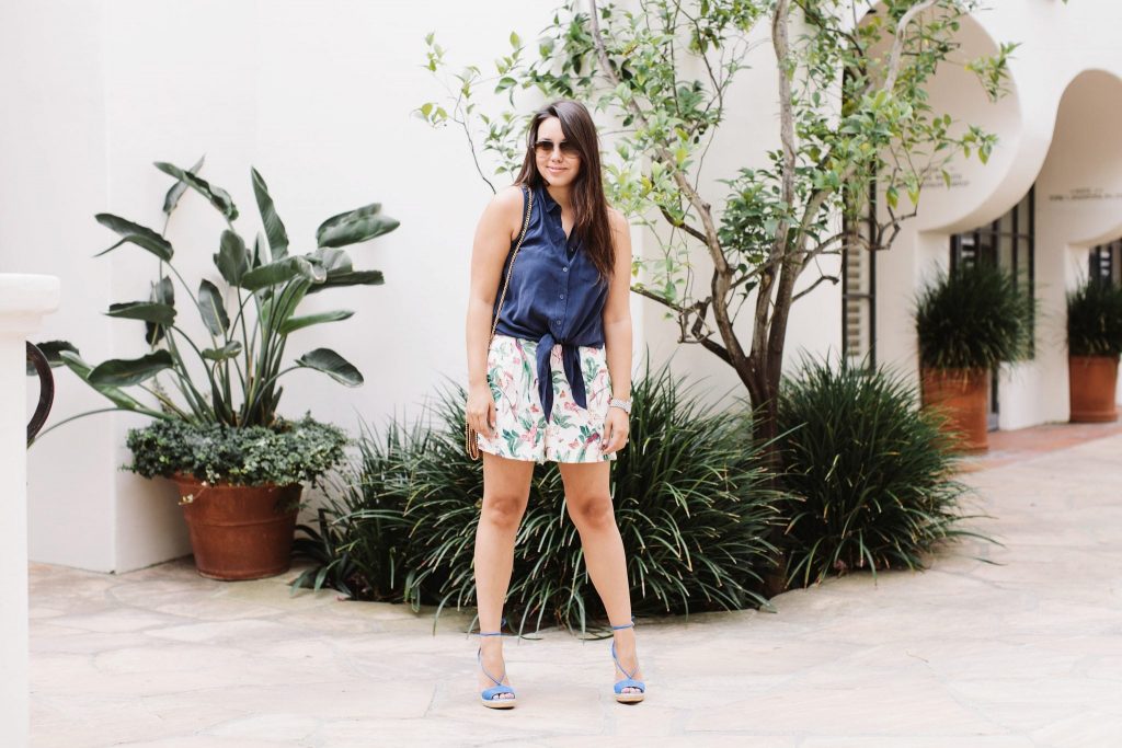 Blue suede wedges