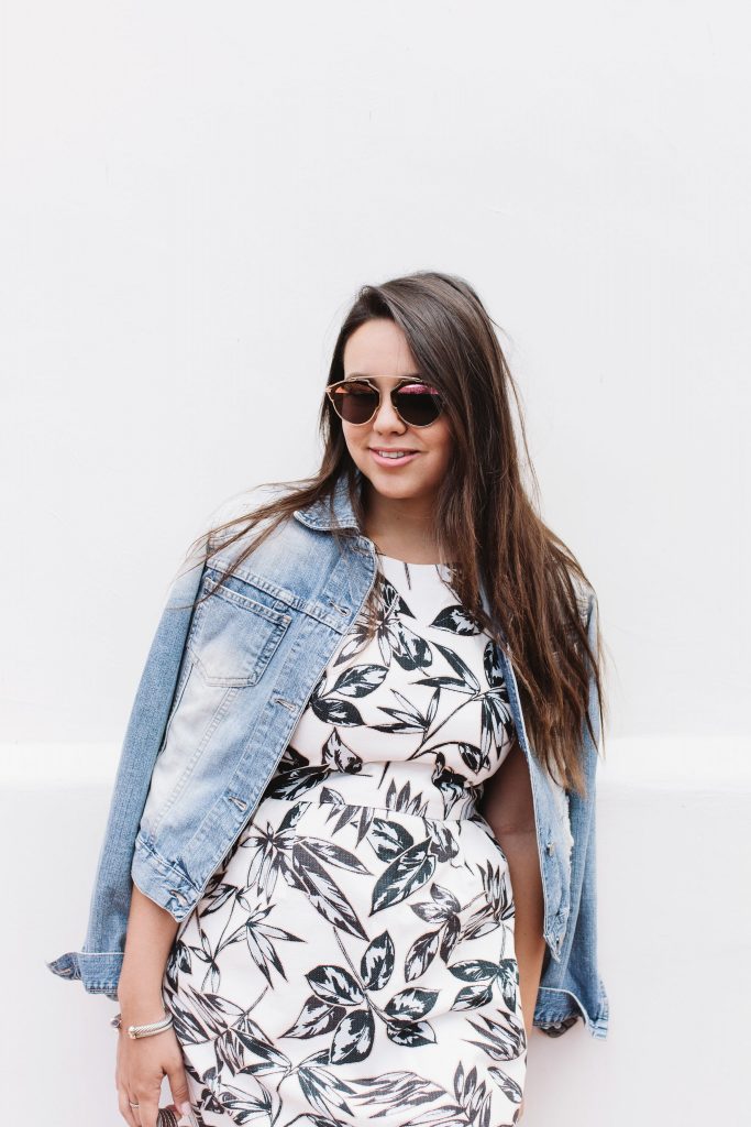 J.Crew Factory floral shift dress