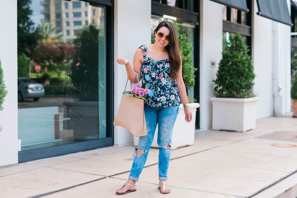 Street Level reversible faux leather tote