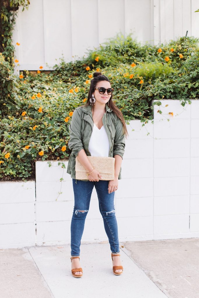 Casual military jacket style