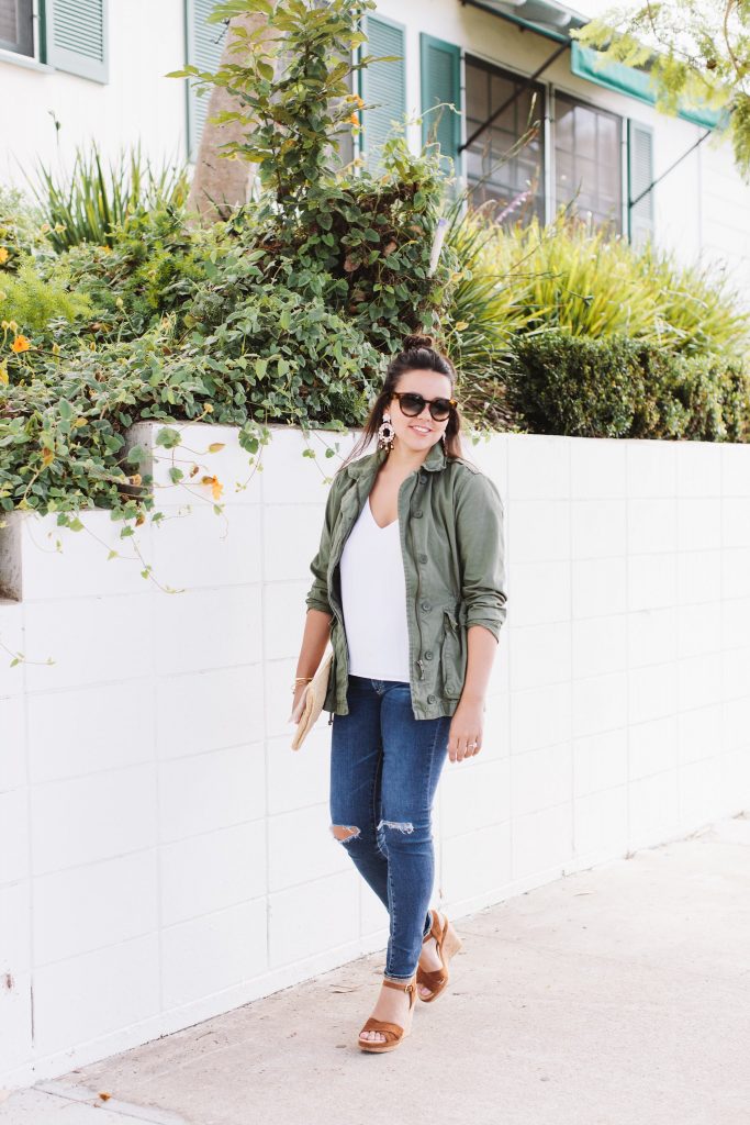 Fatigue military jacket
