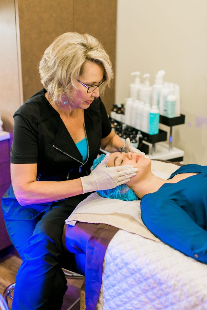 Camille Cash MD hydrafacial treatment