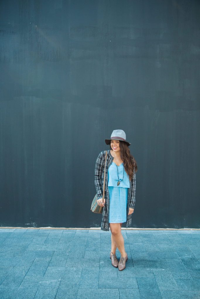 houndstooth duster cardigan 