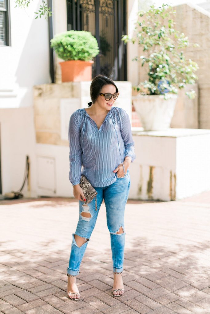 BLANK NYC distressed denim 