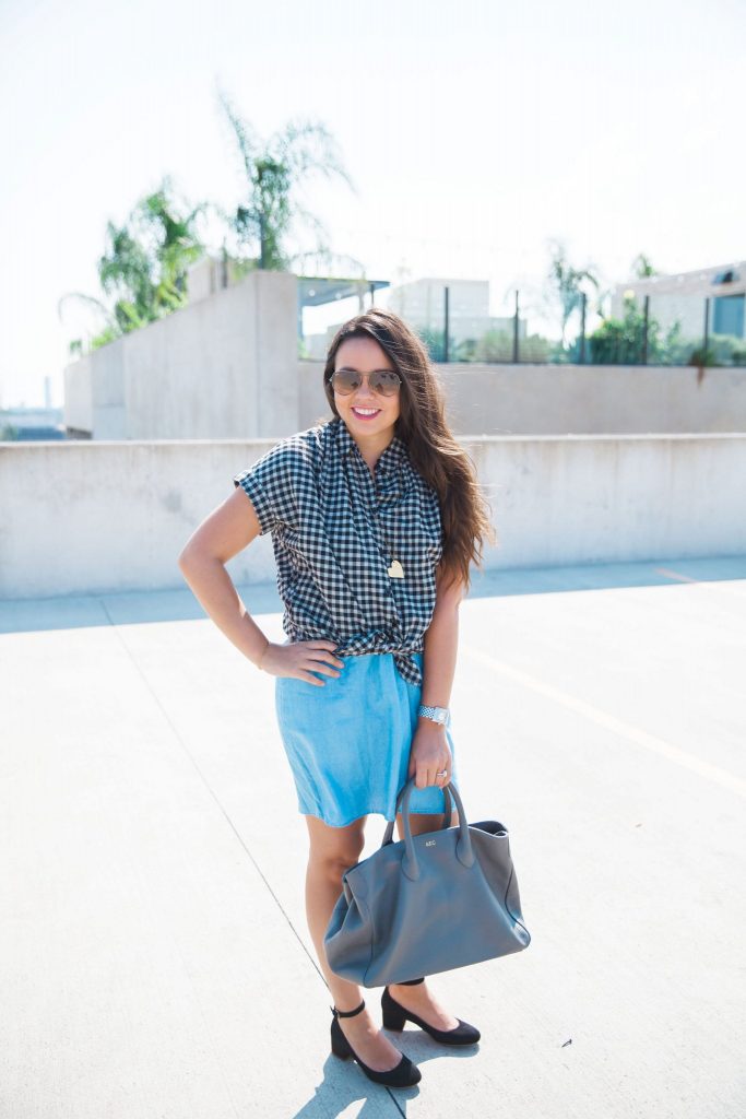 Medal Central Shirt - gingham check