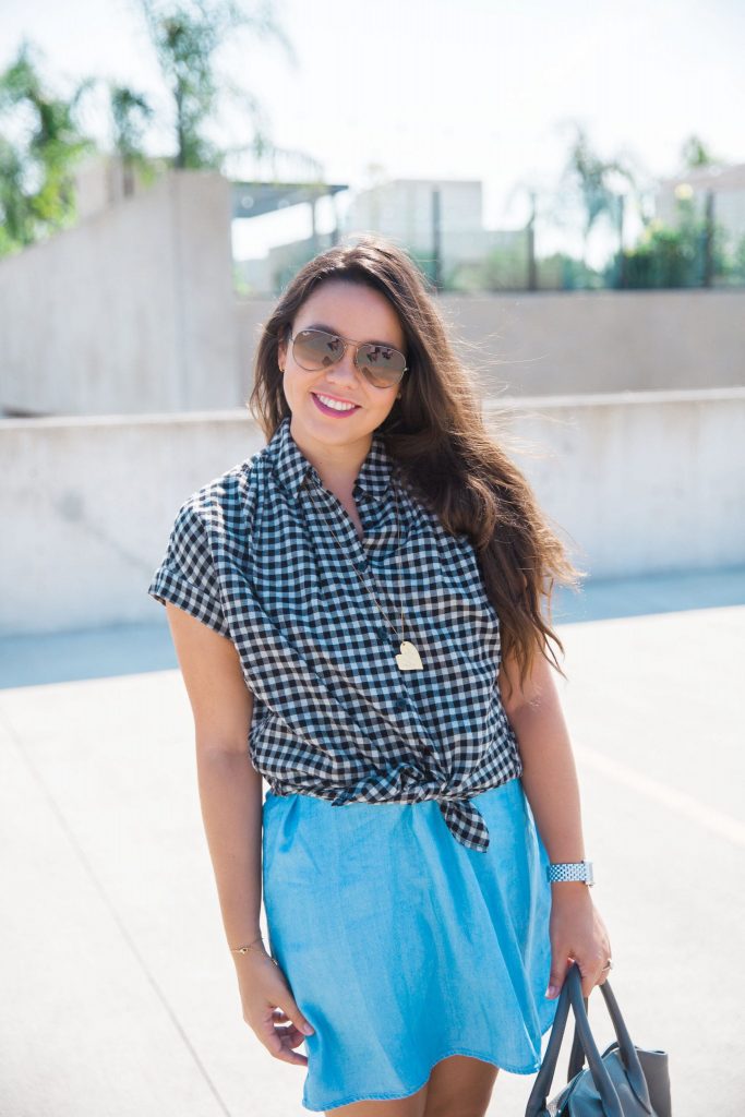 transitioning a summer dress for fall