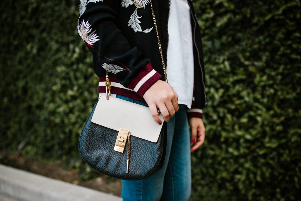 Chloe drew colorblock brossbody