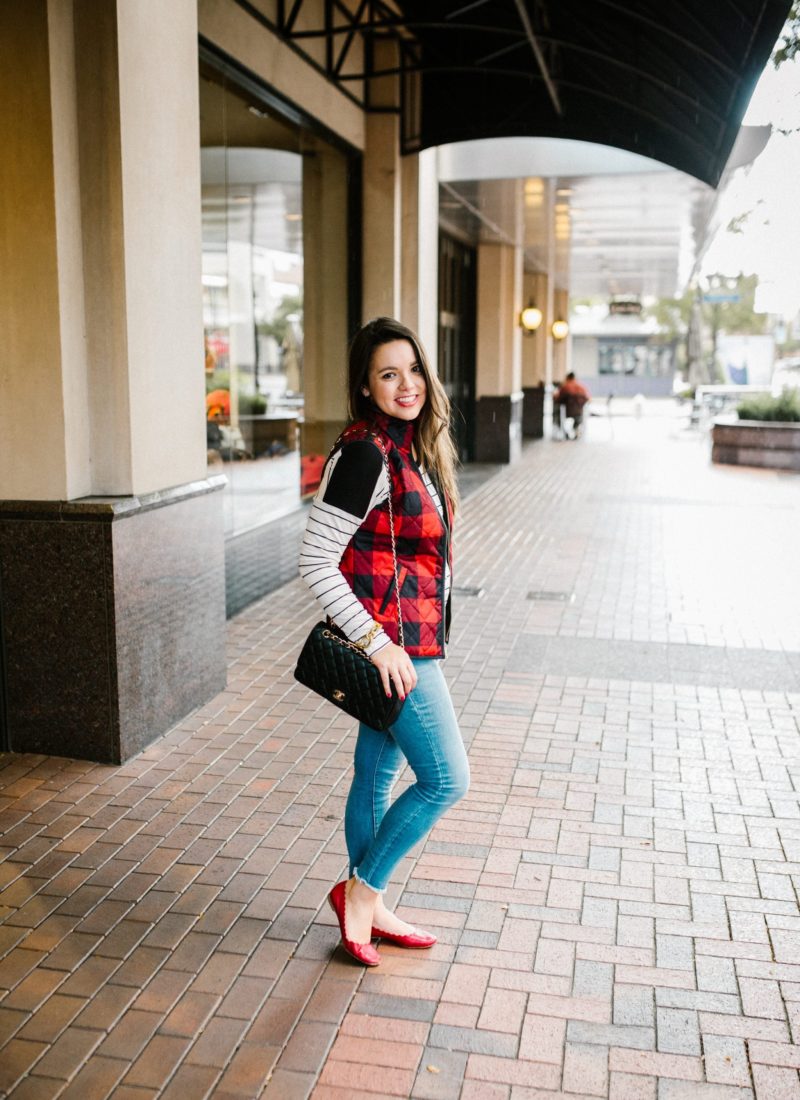 Plaid Vest and Denim