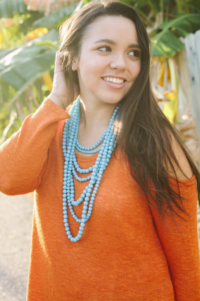 Bauble Bar bold beaded strands necklace