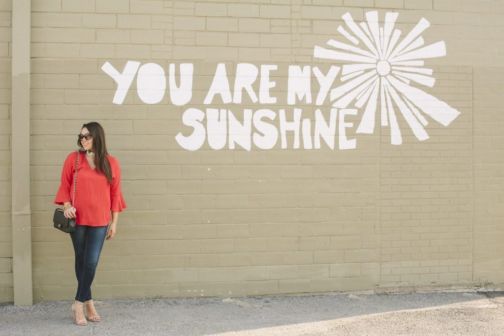 You Are My Sunshine wall - Houston, Texas Heights