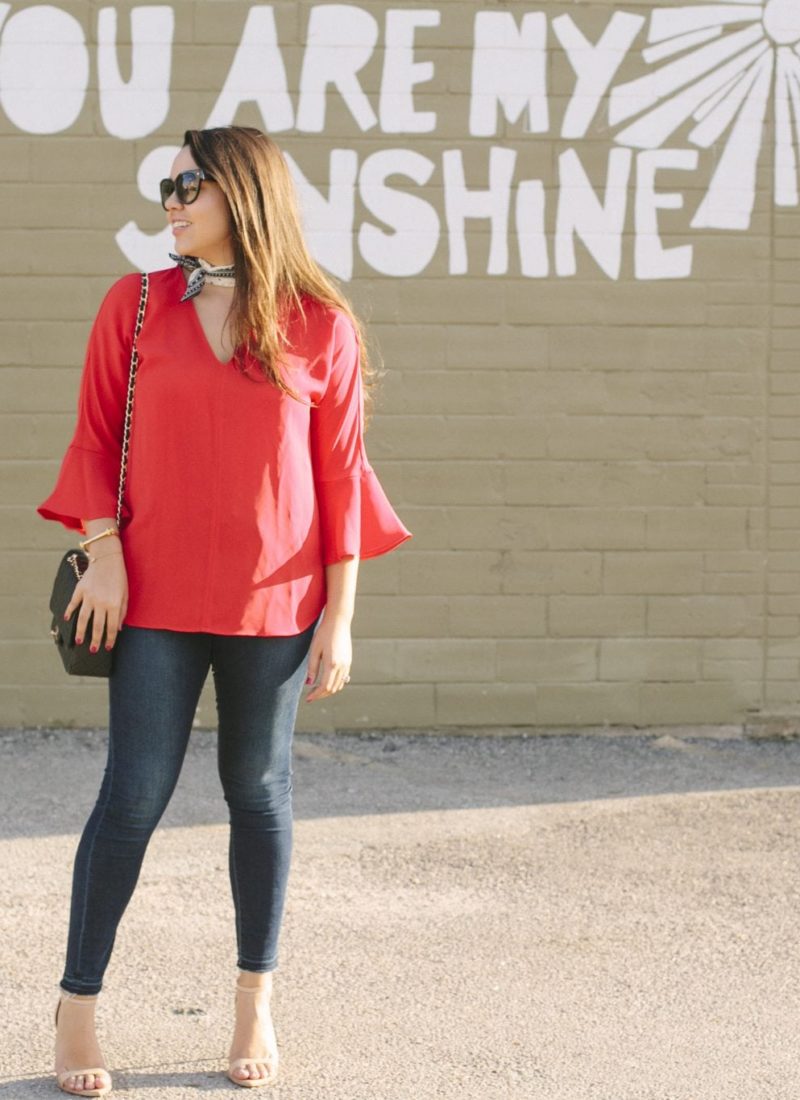 Bandana and Bell Sleeves