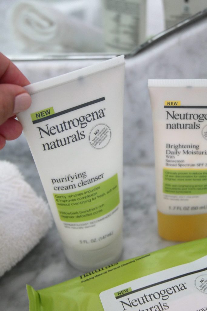 Neutrogena naturals purifying cream cleanser - review