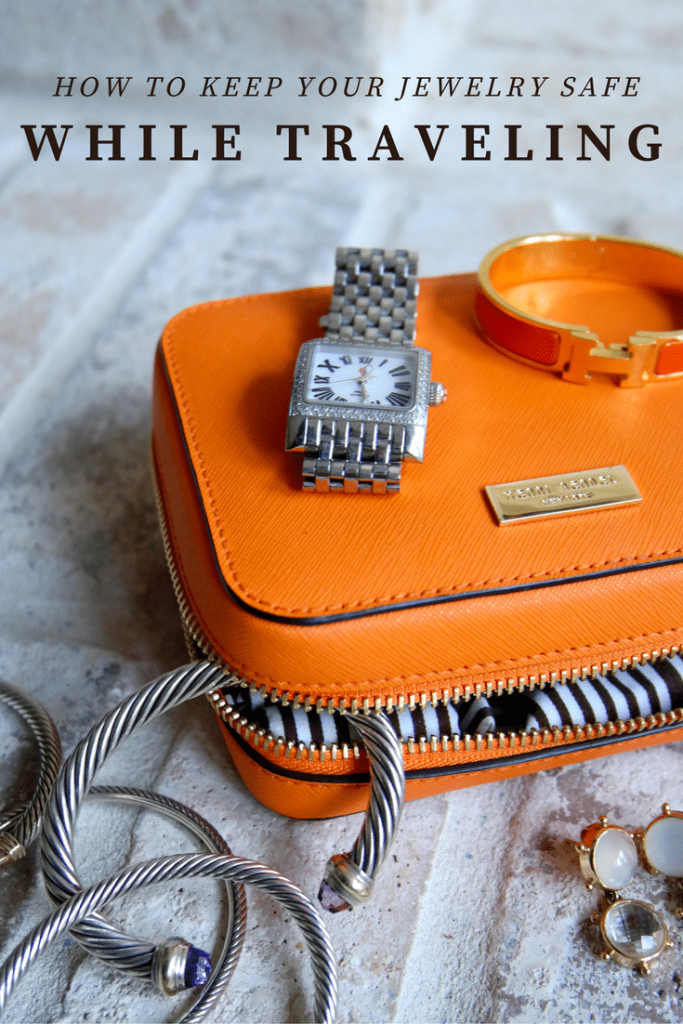 Packable leather jewelry holder for traveling 