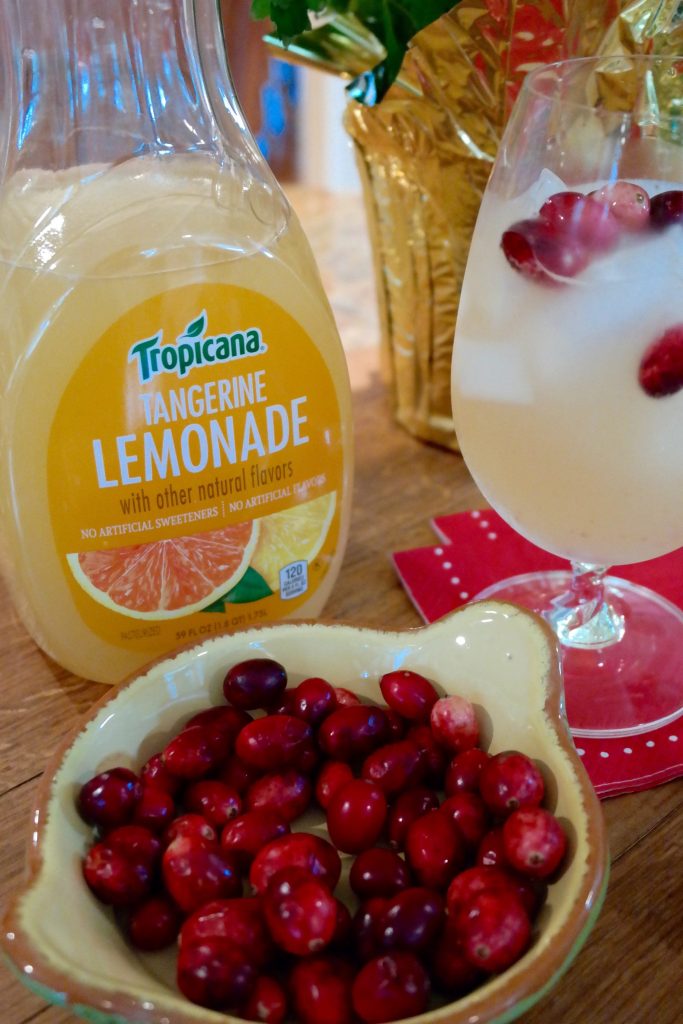 Yum! I love Tropicana Tangerine Lemonade! Try a twist on the drink with a cranberry infused cocktail recipe