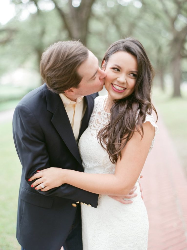 What makes the perfect engagement photo? A loving finance and the perfect dress thanks to David's Bridal!