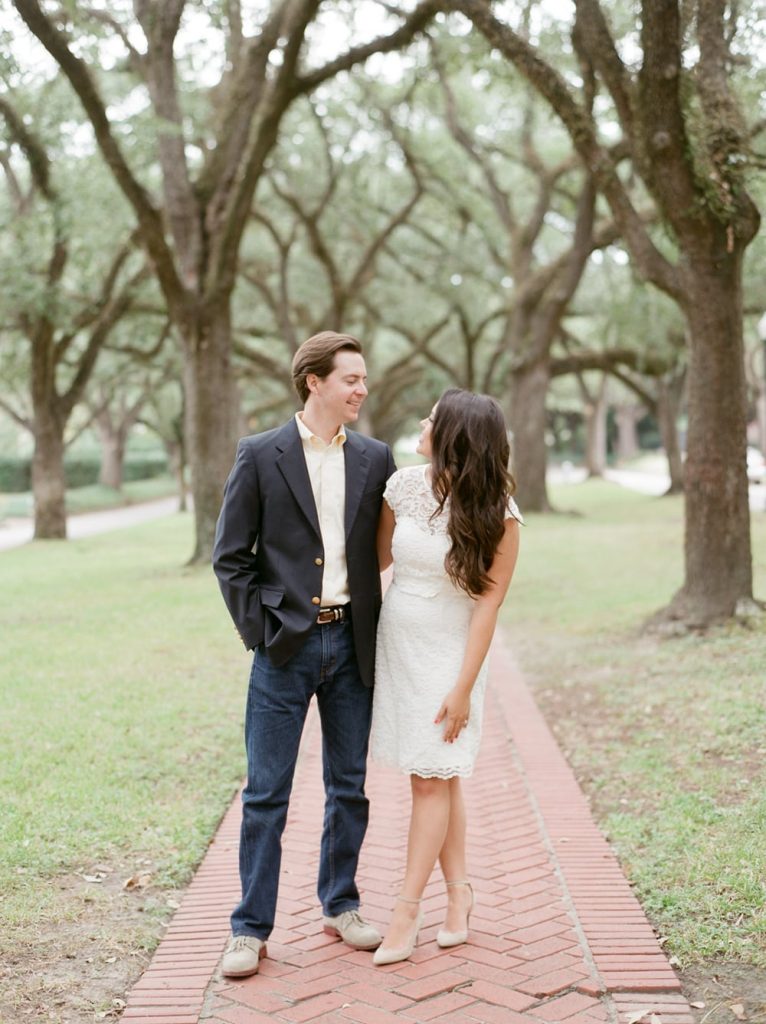Engaged Houston blogger, Alex Carreno, shares her classic engagement photos
