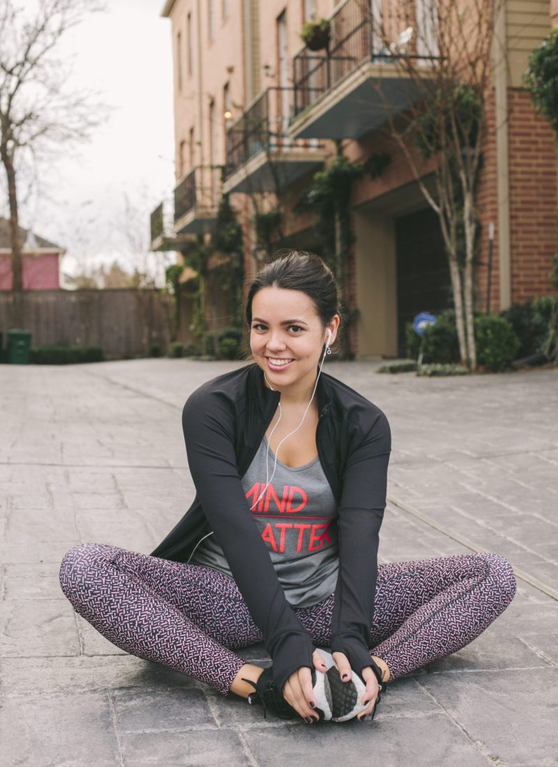 mind over matter graphic workout tank