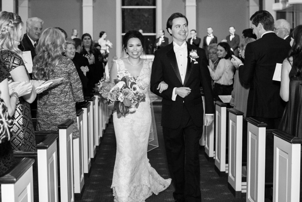 First photo after 'I do!'