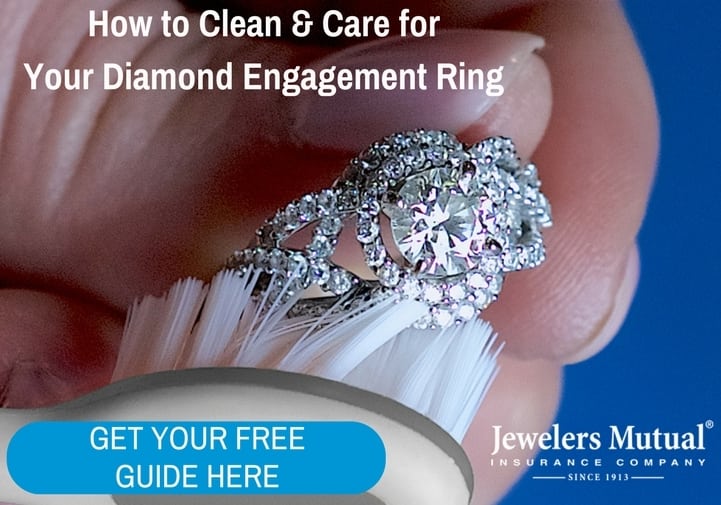 Cleaning and caring for engagement ring