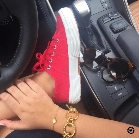Superga classic red sneakers