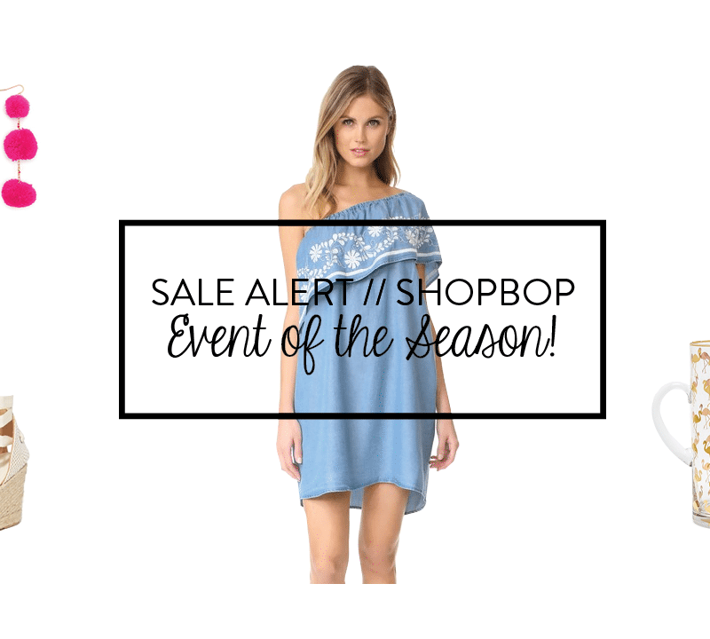 Shopbop Event of the Season spring sale