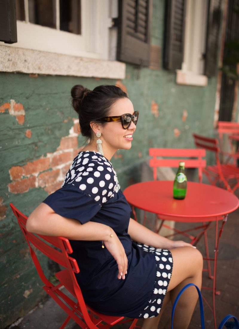 Lisi Lerch tassel earrings, New Orleans travel outfit