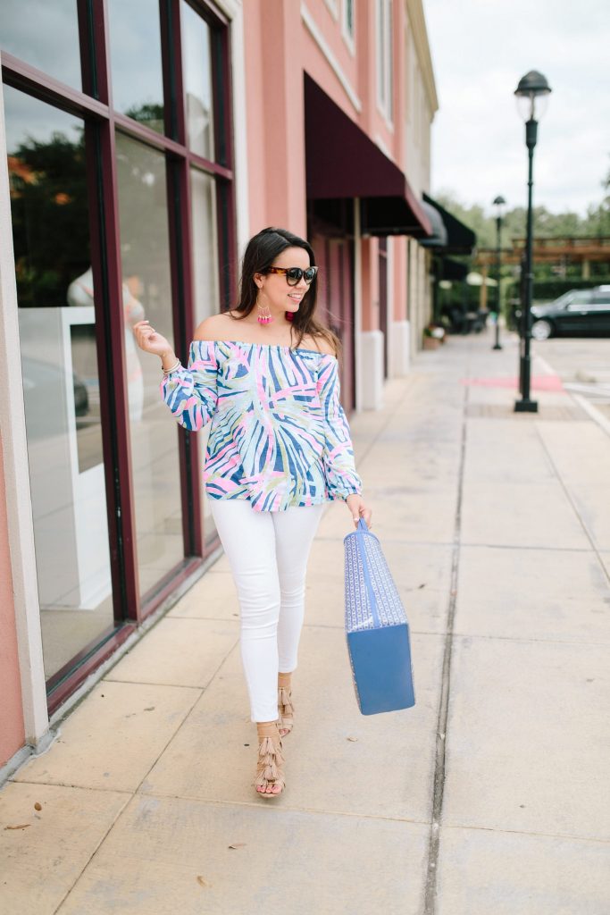 Off the Shoulder Lilly Pulitzer top