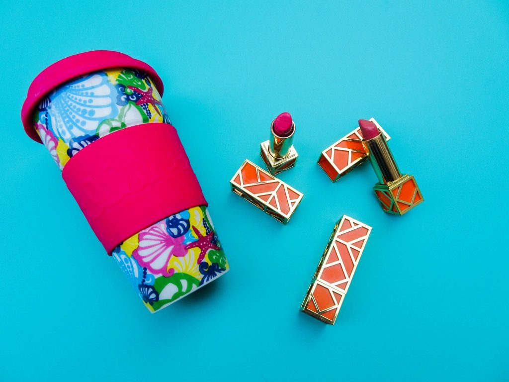 Lilly Pulitzer coffee mug | Tory Burch beauty | Summer necessities