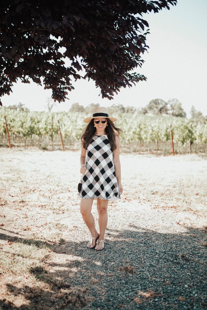 Gingham Anthroplogie dress | Summer trends | Gingham style