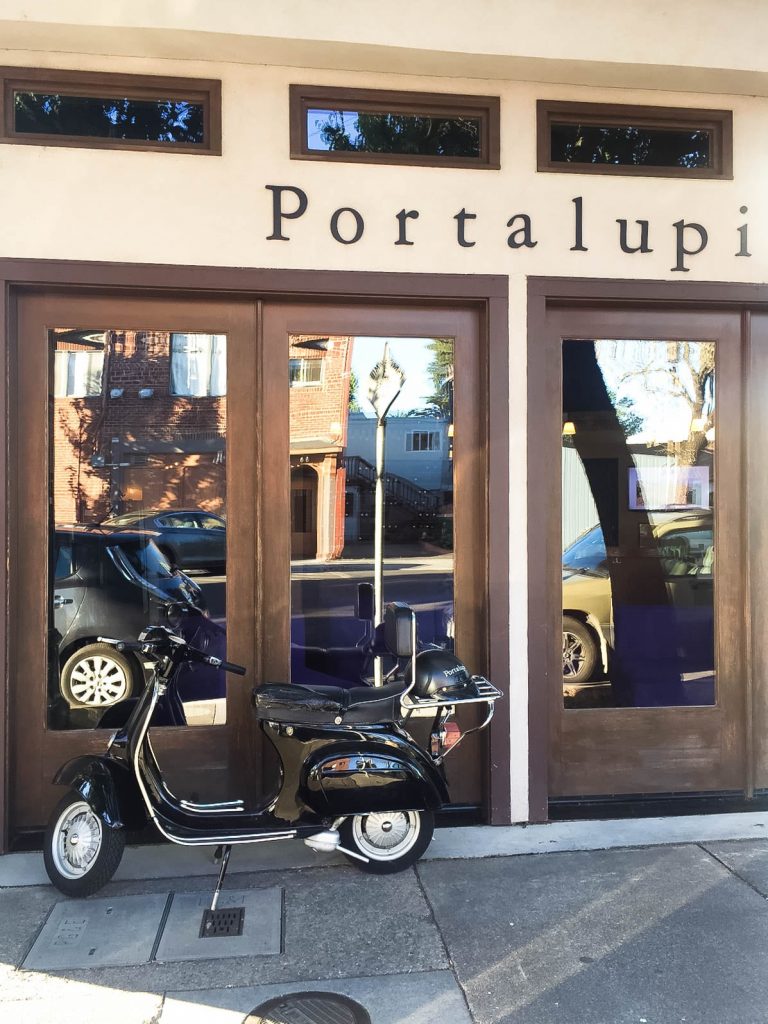 Portalupi tasting room, vineyards 