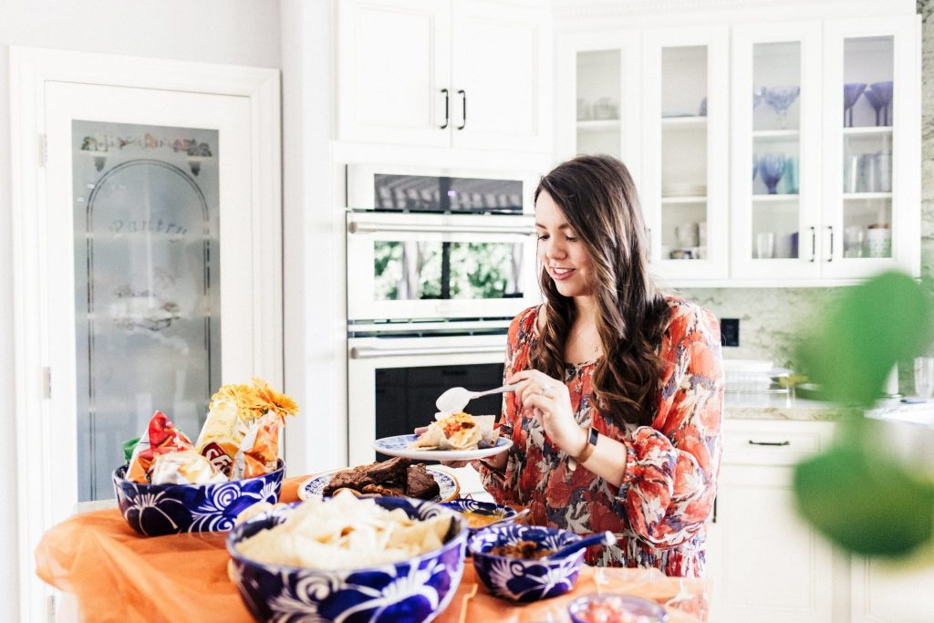 build your own nacho bar