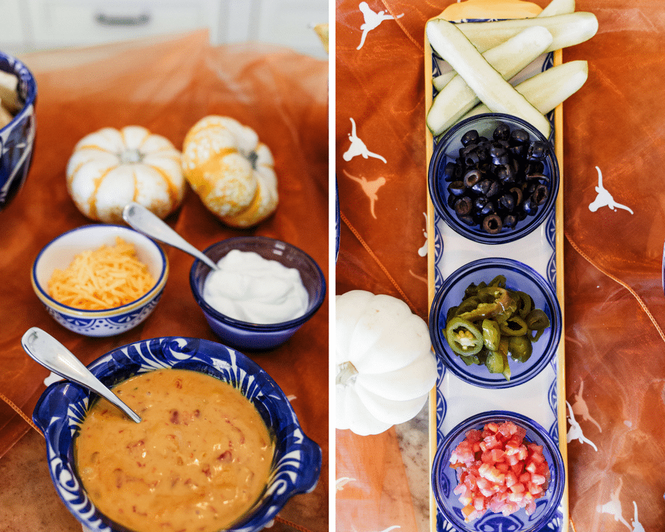 Fall party ideas, build your own nacho bar
