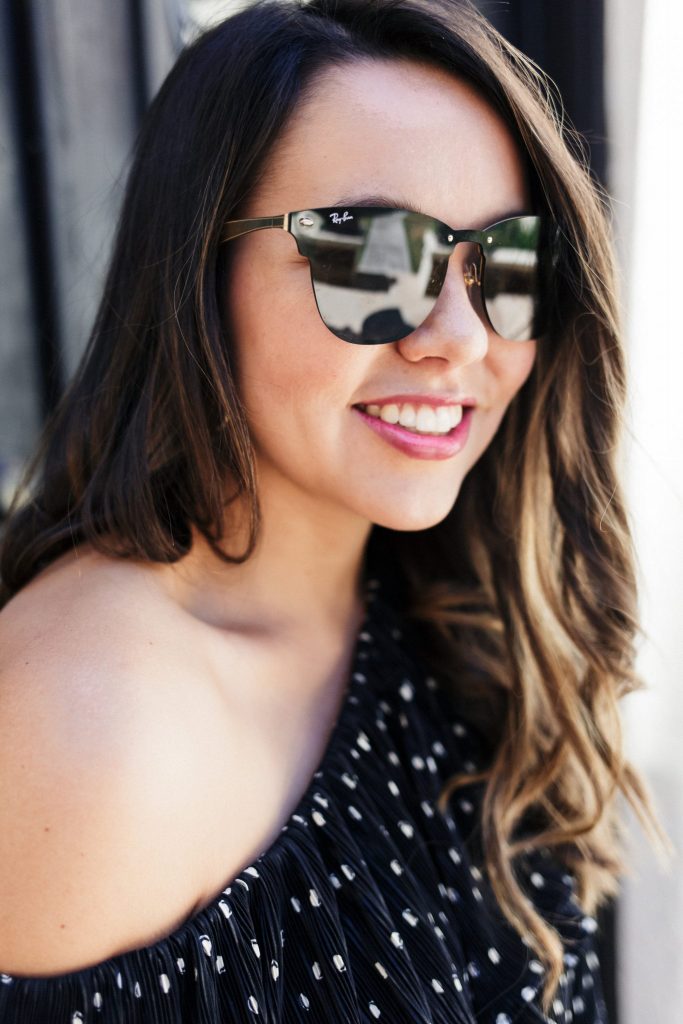 rimless sunglasses, on-trend sunglasses